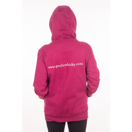 Cranberry Zip Hoodie Back