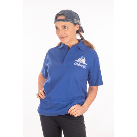 Royal Blue Polo Shirt Model